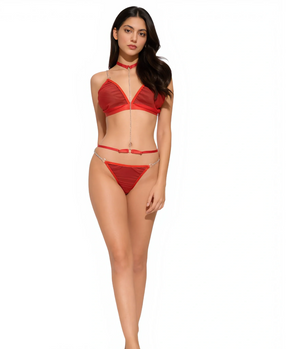 Babydoll Lingerie - Zyra - Red